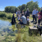 Pfarrer Joachim von Kölichen stieg ins Wasser