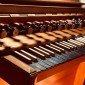 Klaviatur der Hey-Orgel