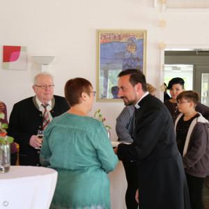 Empfang im Gemeindehaus